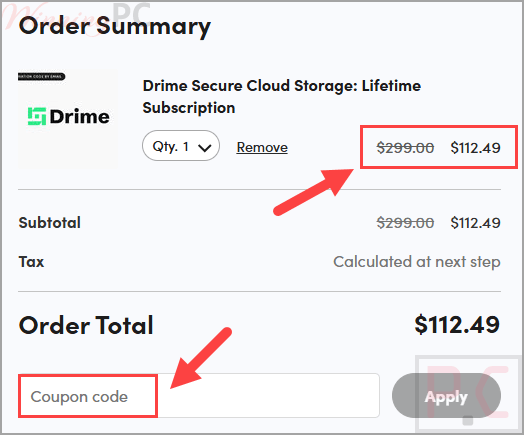 drime coupon code