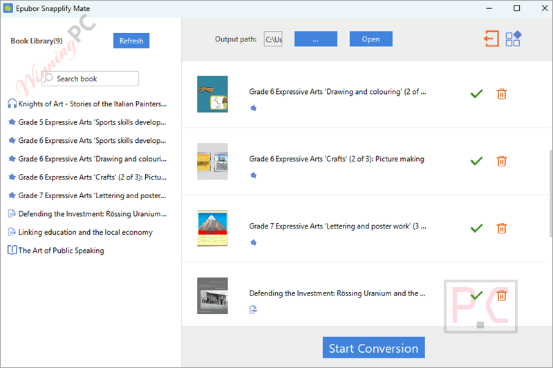 epubor snapplify mate conversion book