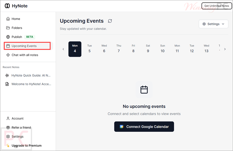 hynote ai upcoming events