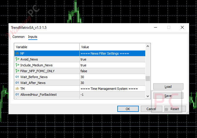 inputs trend matrix ea inputs trend matrix ea