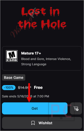 lost in the hole giveaway page