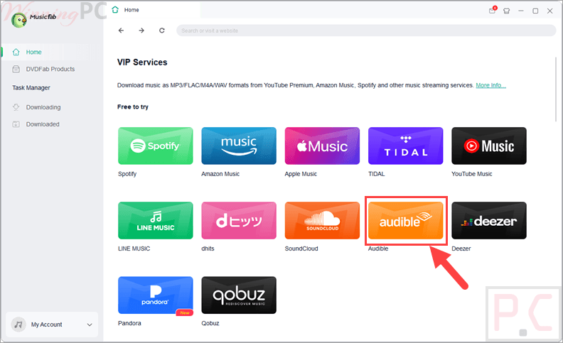 musicfab audible converter main screenshot MusicFab Audible Converter Coupons & Deals
