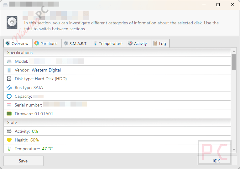 overview kerish disk health overview kerish disk health
