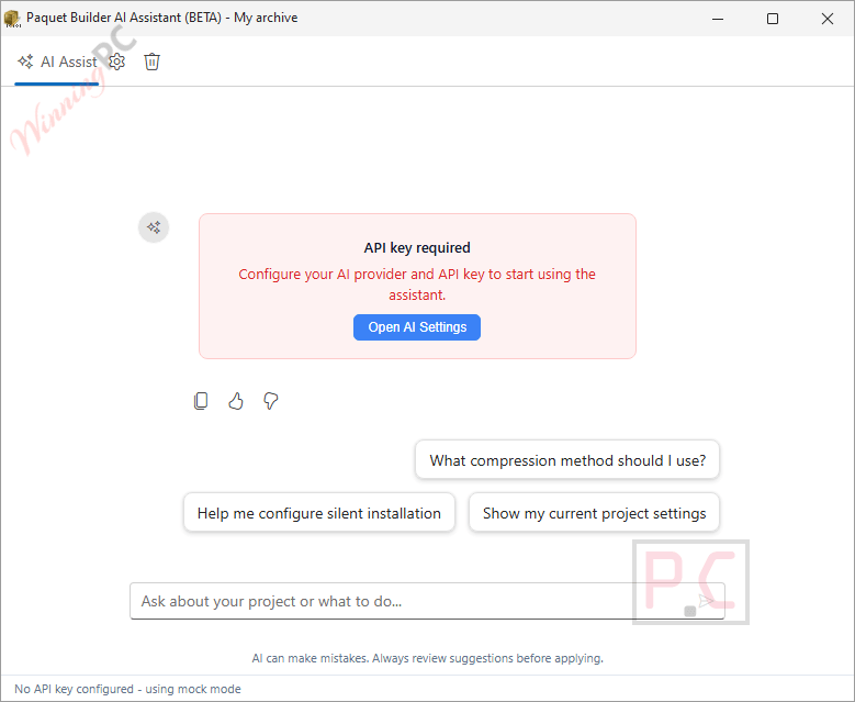 paquet builder ai assistant paquet builder ai assistant