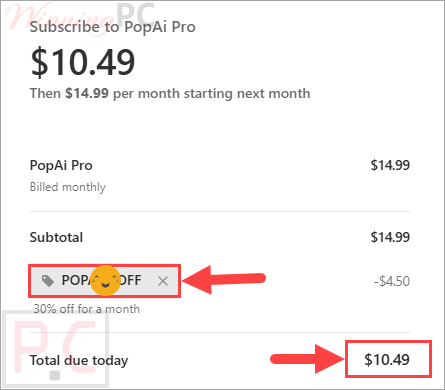popai coupon code
