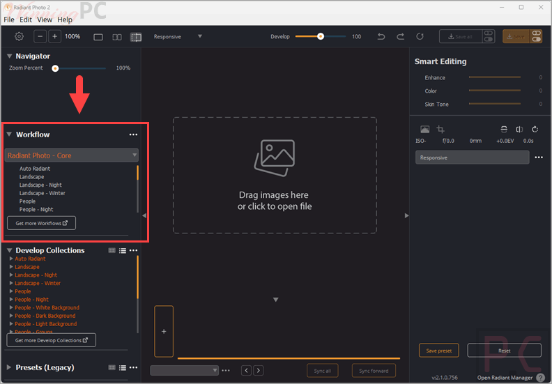 radiant workflows screenshot Radiant Workflows Coupons & Deals