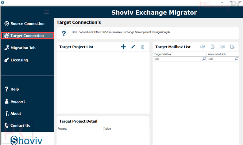shoviv exchange migrator target connection shoviv exchange migrator target connection