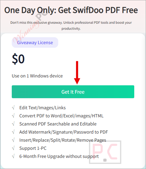 swifdoo pdf pro giveaway page free swifdoo pdf pro giveaway page free