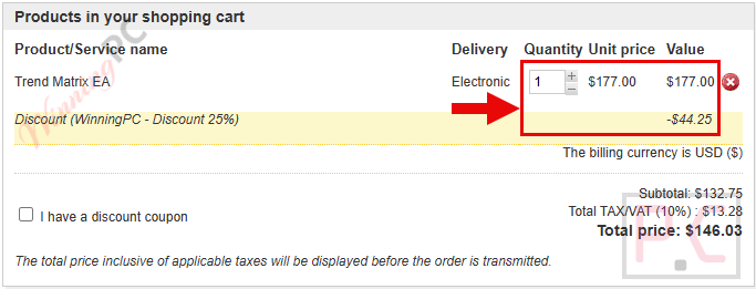trend matrix ea checkout page with coupon trend matrix ea checkout page with coupon