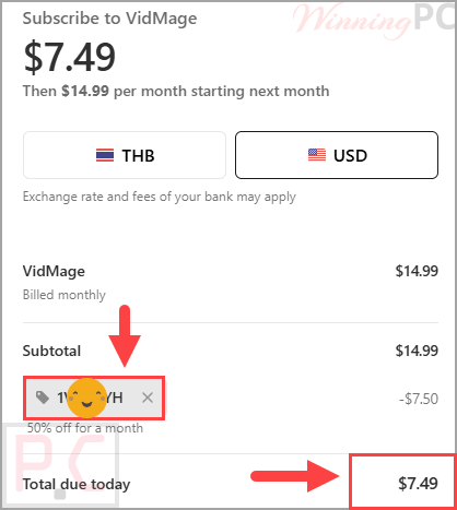 vidmage coupon code VidMage checkout with coupon code