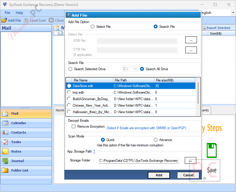 add file systools exchange recovery add file systools exchange recovery