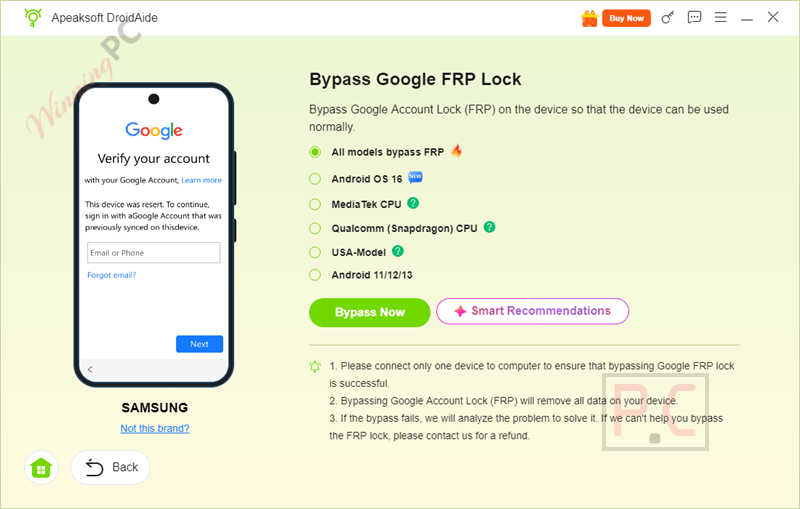 apeaksoft droidaide bypass google frp lock apeaksoft droidaide bypass google frp lock
