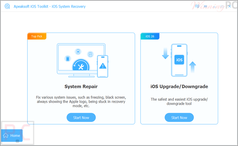 apeaksoft ios system recovery screenshot apeaksoft ios system recovery screenshot