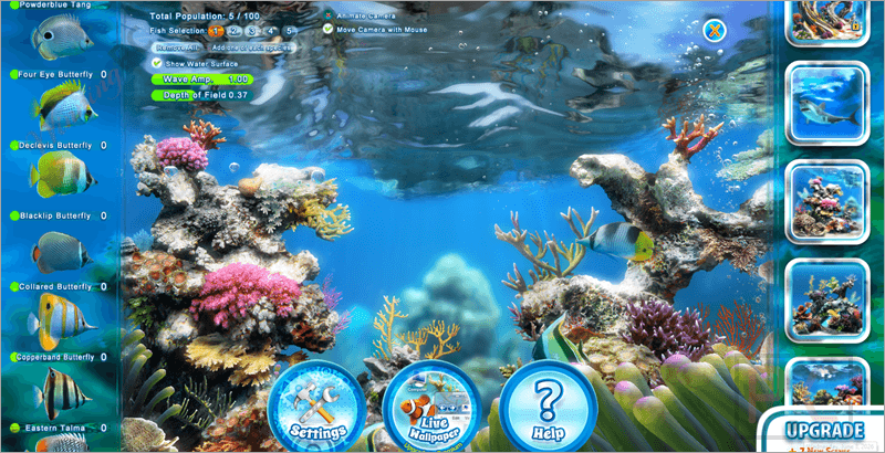 Ashampoo Live Aquarium 4­K