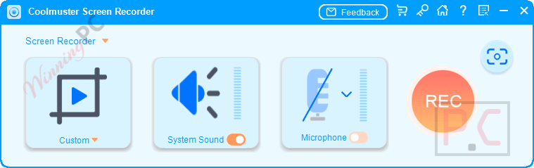 coolmuster screen recorder free main screenshot Coolmuster Screen Recorder
