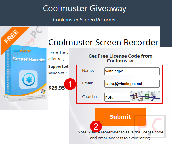 coolmuster screen recorder giveaway page coolmuster screen recorder giveaway page