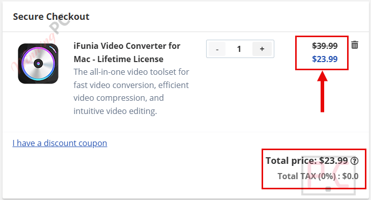 ifunia video converter for mac checkout page with coupon ifunia video converter for mac checkout page with coupon