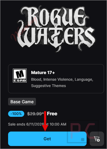 rogue waters giveaway page