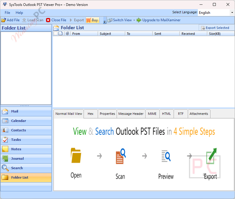 SysTools PST Viewer Pro Plus