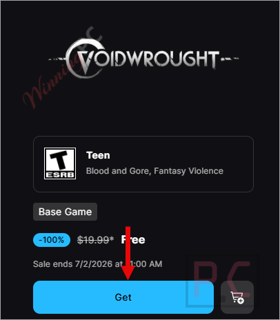 voidwrought giveaway page