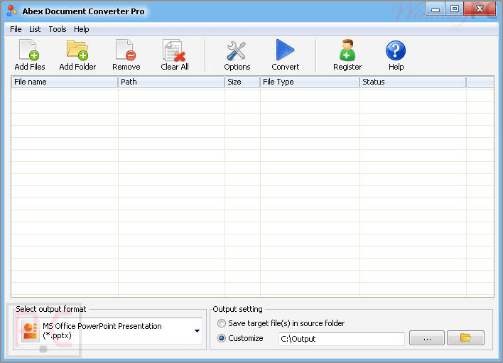 abex document converter pro screenshot Abex Document Converter Screenshot