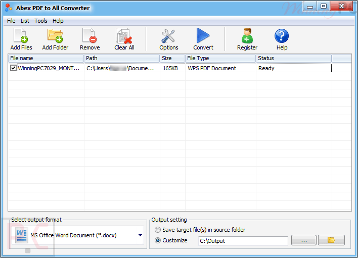 abex pdf to all converter screenshot Abex PDF to All Converter Screenshot