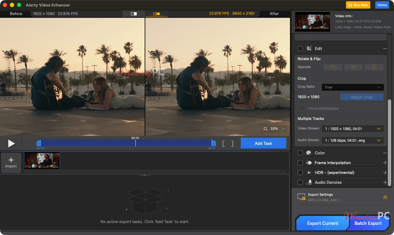 aiarty video enhancer for mac edit screenshot aiarty video enhancer for mac edit screenshot
