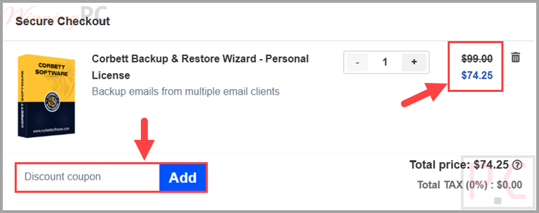 corbett backup restore wizard coupon code Corbett Backup & Restore Wizard Coupon Code