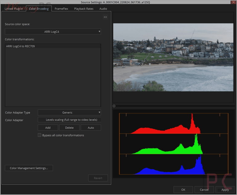nablet arri ama plug in screenshot ARRI AMA Plug-in Screenshot