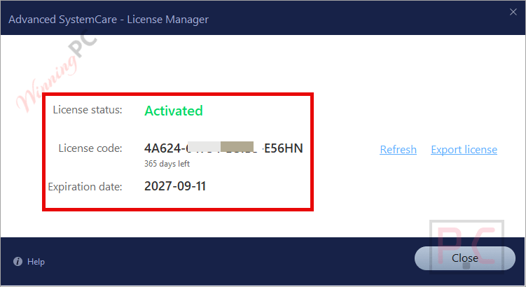 Subscription Advanced SystemCare Pro Free