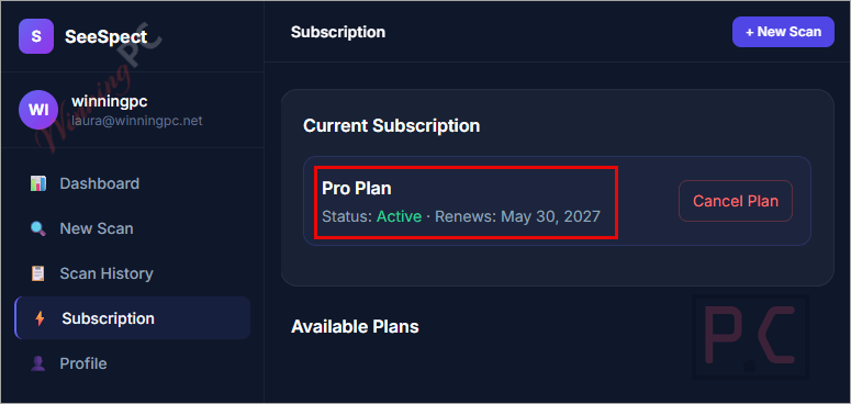 subscription seespect subscription seespect