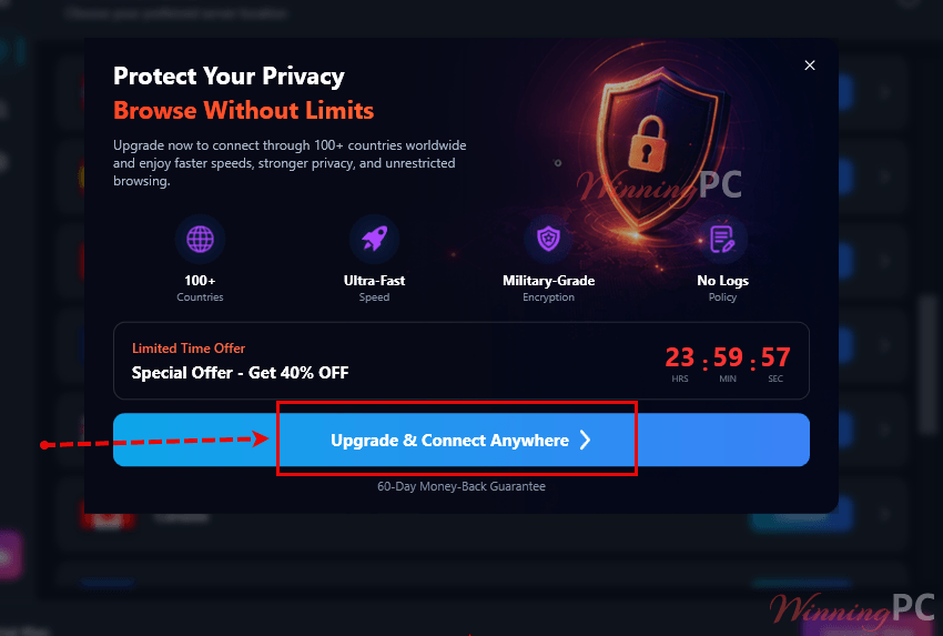 upgrade isecure vpn for free Upgrade iSecure VPN for Free