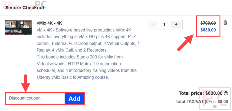 vmix 4k coupon code vMix 4K Screenshot