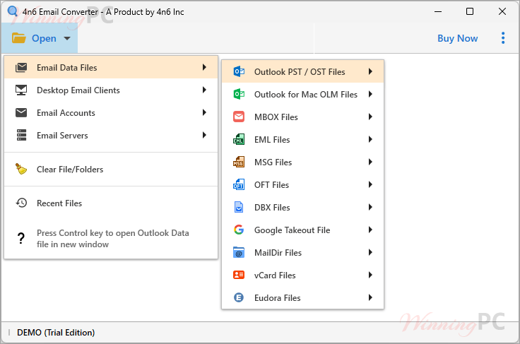 4n6 email converter screenshot 4n6 Email Converter screenshot