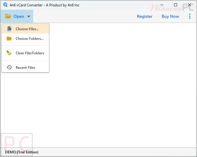 4n6 vCard Converter Screenshot