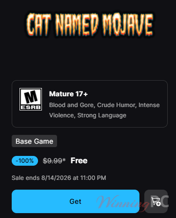 Cat Named Mojave game giveaway