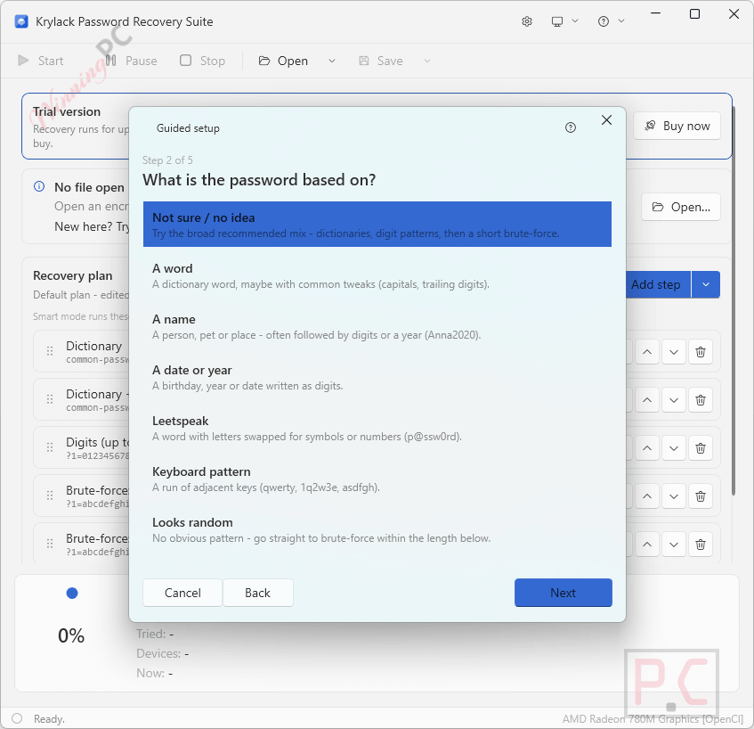 krylack password recovery suite guided setup krylack password recovery suite guided setup
