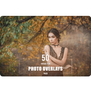vintage film photo overlays