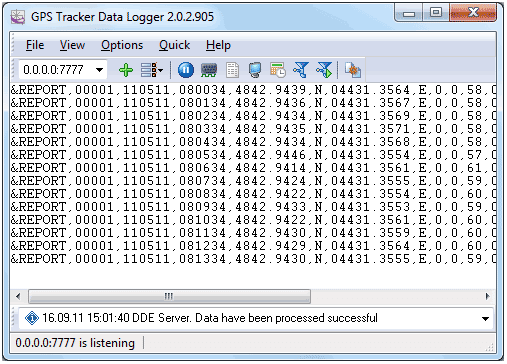 aggsoft gps tracker data logger screenshot GPS Tracker Data Logger screenshot