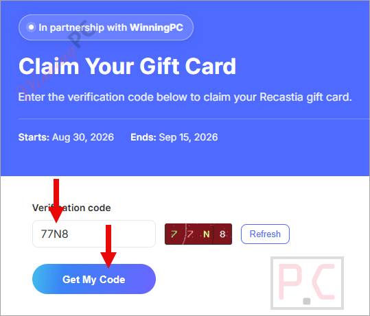claim recastia pro gift code Claim Recastia Pro Gift Code