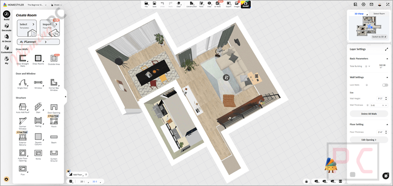 homestyler screenshot coupon Homestyler Main Screenshot