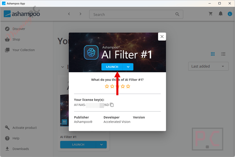 launch ashampoo ai filter code Launch Ashampoo AI Filter Code