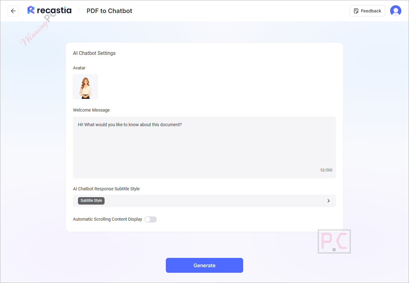 recastia pro pdf to chatbot recastia pro pdf to chatbot