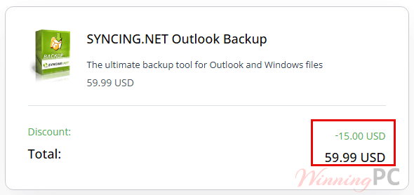 syncing net outlook backup coupon code SYNCING.NET Outlook Backup coupon code