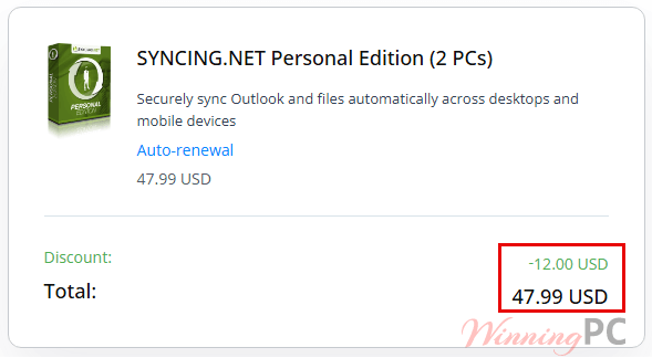 syncing net personal edition coupon code SYNCING.NET Personal Edition coupon code