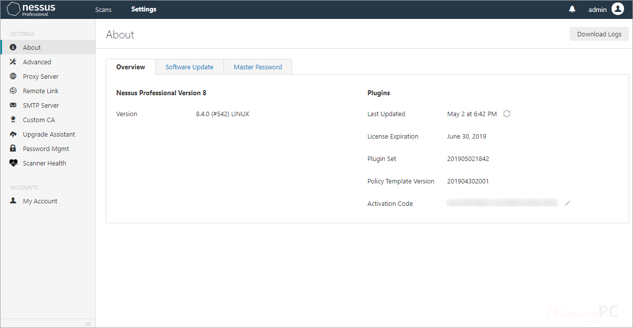 tenable nessus professional about tenable nessus professional about