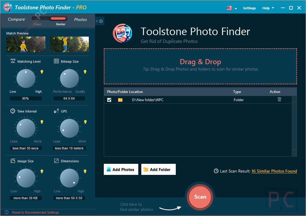 toolstone photo finder main screenshot free Toolstone Photo Finder Main Screenshot