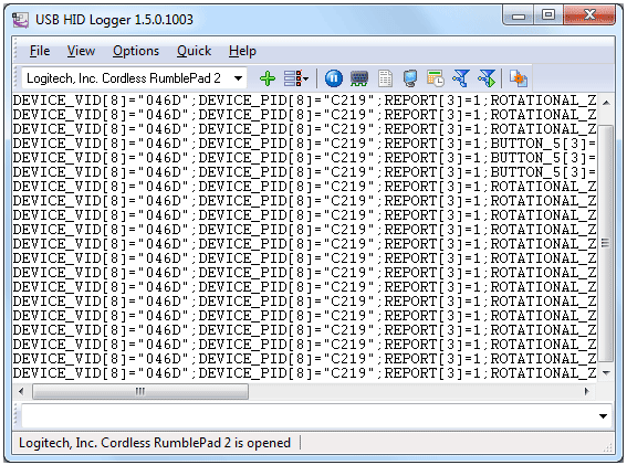 usb hid logger screenshot 1 USB HID Logger screenshot