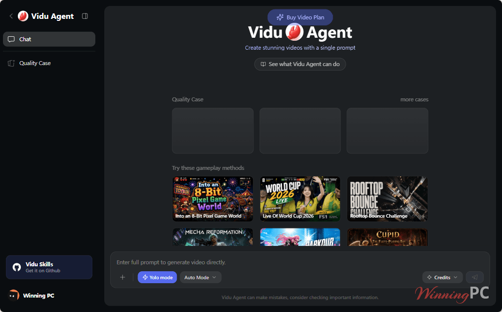 vidu agent screenshot vidu agent screenshot