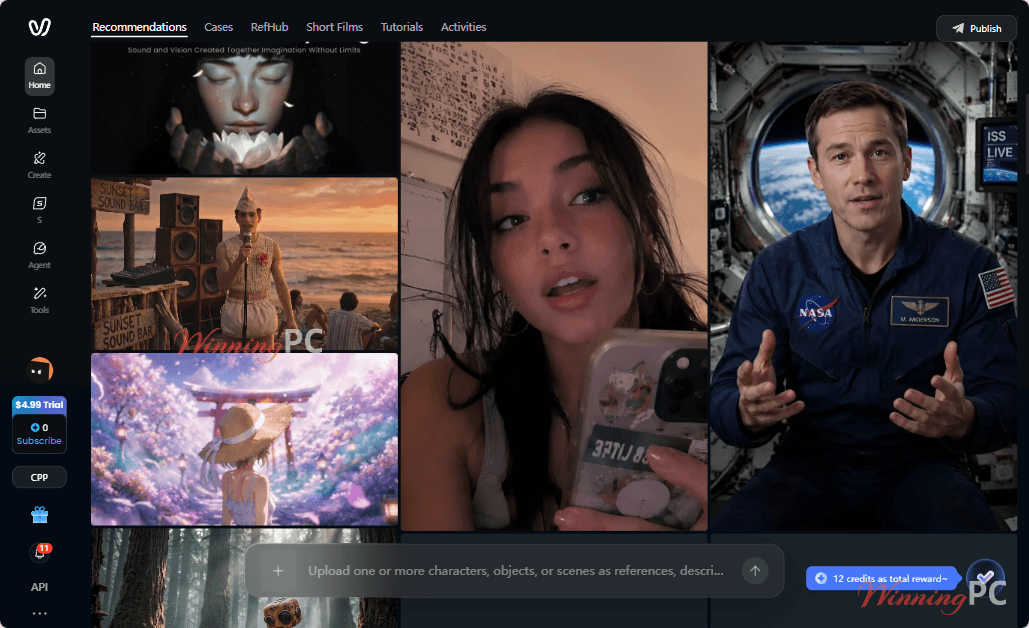 vidu home screenshot vidu home screenshot